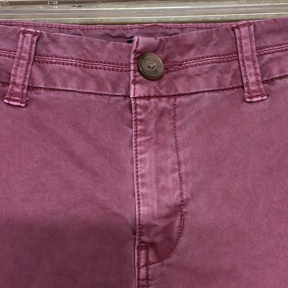 American Eagle Outfitters size 8 Midi Chino Mauve Pink Mid-rise 5” Inseam Shorts - Picture 3 of 12